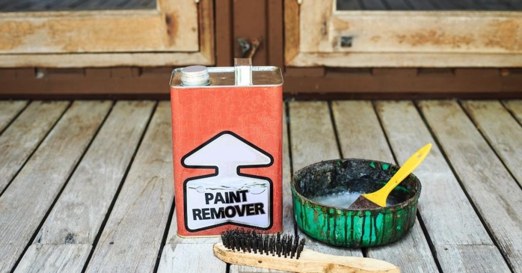 How To Remove Paint From Wood Deck