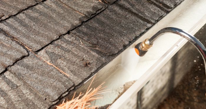 How To Clean Gutters With Pressure Washer in less than one hour 