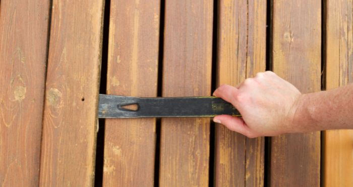 How To Remove Paint From Wood Deck