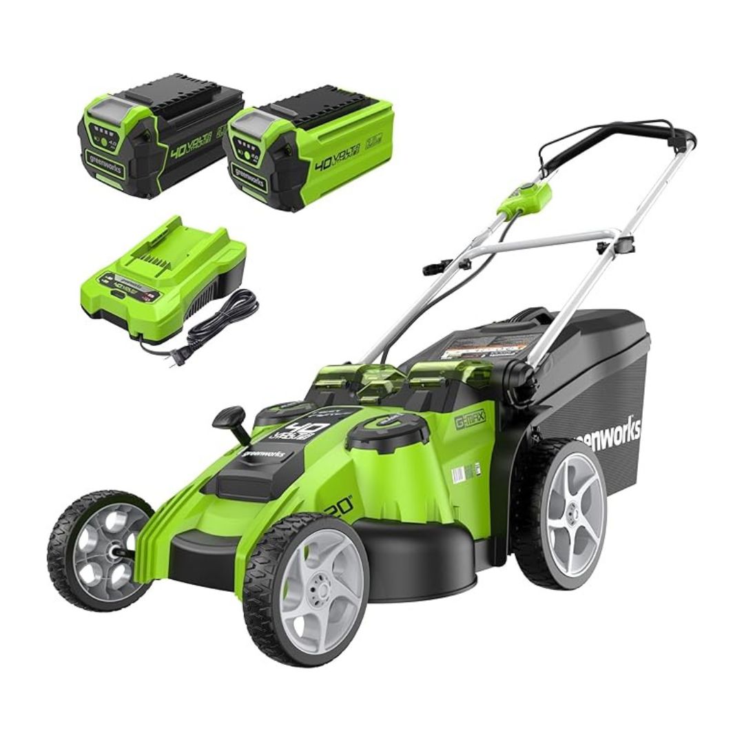 Effortlessly Maintain Your Lawn with the Greenworks 40V 20 Twin Blade Mower